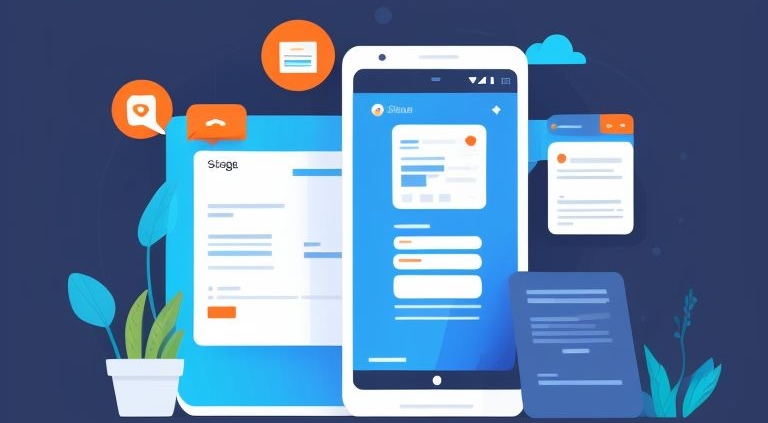 Goolge SERP Snipptes mit Meta Tags kreativ und bunt illustriert