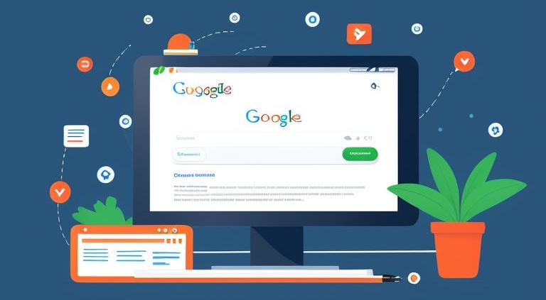 Google Search Console einrichten bunt illustriert